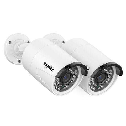 4K 8MP Super HD PoE Security Outdoor IP Camera - Smart Person/Vehicle Alerts, Two-way Audio (2-Pack)