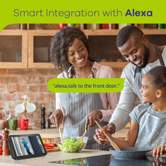 3MP 8-Channel Wireless CCTV Camera System, 8MP NVR + 4pcs 3MP WiFi IP Cameras, Audio Recording, AI Human Detection, Work With Alexa