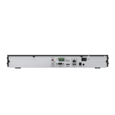 4K 8 Channel PoE NVR, Up to 32MP Resolution, USB 3.0 Interface, Supports Thermal/Fisheye/People Counting/Heatmap/ANPR Cameras