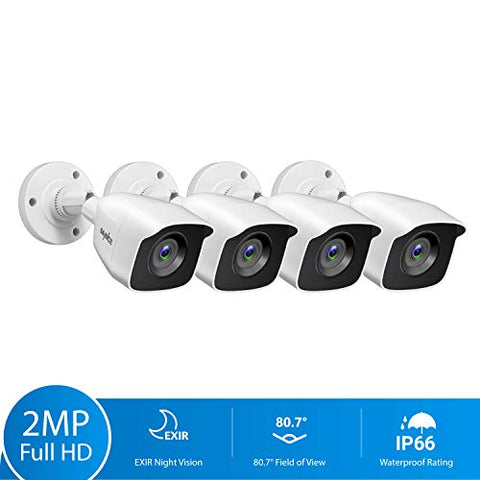 2MP 1080p Full HD Wired Bullet Security Cameras