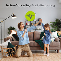 3MP 8-Channel Wireless CCTV Camera System, 8MP NVR + 4pcs 3MP WiFi IP Cameras, Audio Recording, AI Human Detection, Work With Alexa