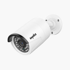 4K 8MP Super HD PoE Security Outdoor IP Camera - Smart Person/Vehicle Alerts, Two-way Audio (2-Pack), Work with SANNCE N98PBD/N96PBK