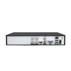 1080P 8 Channel Security DVR Recorder, 5-in-1 Hybrid Digital Video Recorder for TVI, AHD, CVI, CVBS and IP Camera, Smart Human / Vehicle / Motion Detection