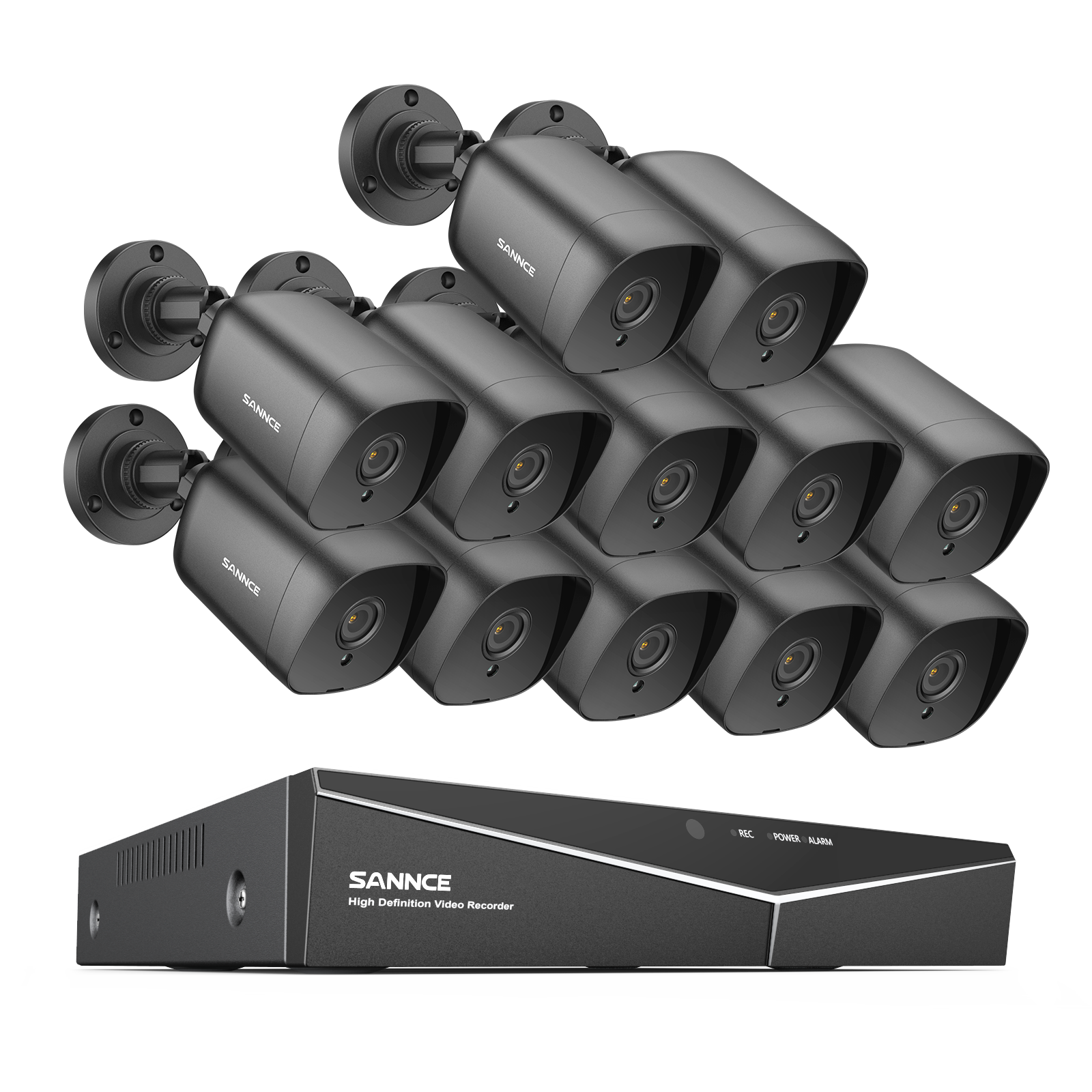 thumbnail image 2 of SANNCE 1080P 16 Channel CCTV DVR (NO Hard Drive), H.264 2 of 14