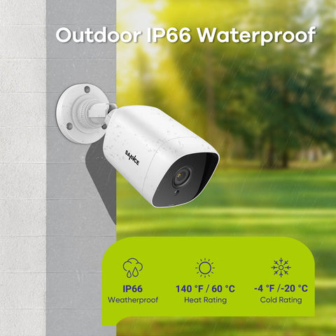 5MP 8 Channel CCTV Cameras System - Hybrid 5-in-1 Security DVR, Motion Detection, IP66 Weatherproof, Audio Recording