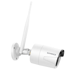 5MP Wireless Security Camera, 2Pcs WiFi IP Cameras, AI Human Detection, Work with Alexa, 100ft Night Vision, Remote Access & Smart Motion Alerts, Work with SANNCE N48WHE/N98WHE/N44WEF/N98WHG NVR