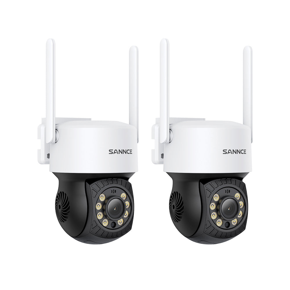5MP Wireless PT Security Camera, Pan & Tilt, WiFi IP Cameras for SANNCE N48WHE NVR, AI Human Detection, Work with Alexa, 100ft Night Vision, Remote Access & Smart Motion Alerts