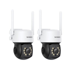 5MP Wireless PT Security Camera, Pan & Tilt, WiFi IP Cameras for SANNCE N48WHE/N98WHE NVR, AI Human Detection, Work with Alexa, 100ft Night Vision, Remote Access & Smart Motion Alerts