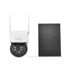 2K 4MP Pan & Tilt Wire-Free IP Camera, Battery/Solar Powered, Color Night Vision, 2-Way Audio, Works with Alexa, PIR Humanoid Detection