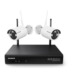 3MP 16-Channel Wireless Security Camera System, 8MP NVR, 3MP WiFi IP Camera, Two-Way Audio, IP66 Waterproof, Smart AI Human Detection, Work With Alexa